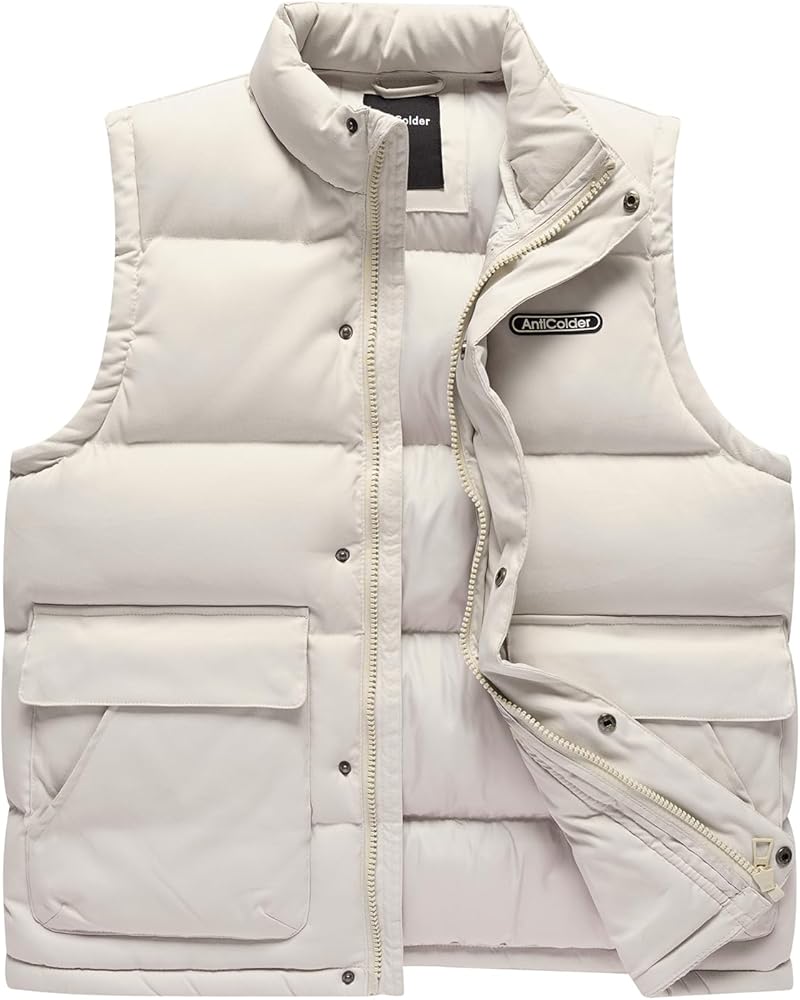 Men's Lightweight Water-Resistant Packable Puffer Vest Windproof Coat for men