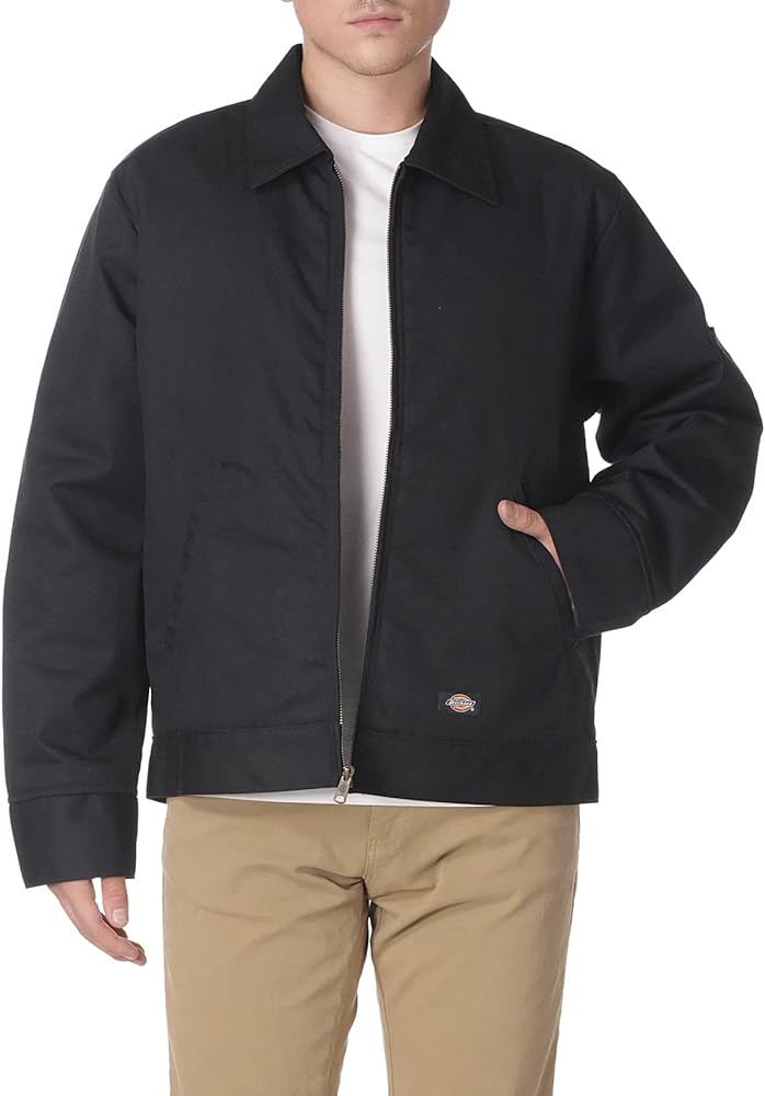 Dickies Men's Insulated Eisenhower Jacket, Black, XXX-Large