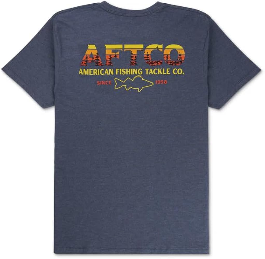 AFTCO Men's Sunset Views SS T-Shirt