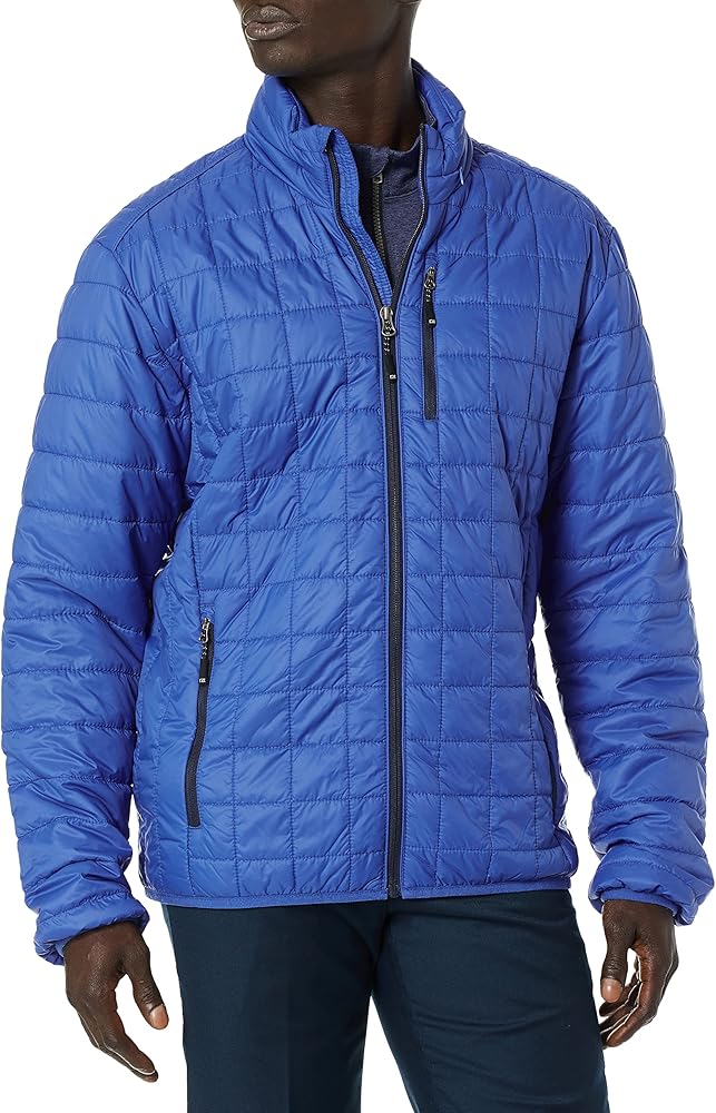 Cutter & Buck Men's Weather Resistant Primaloft Down Alternative Rainer Jacket