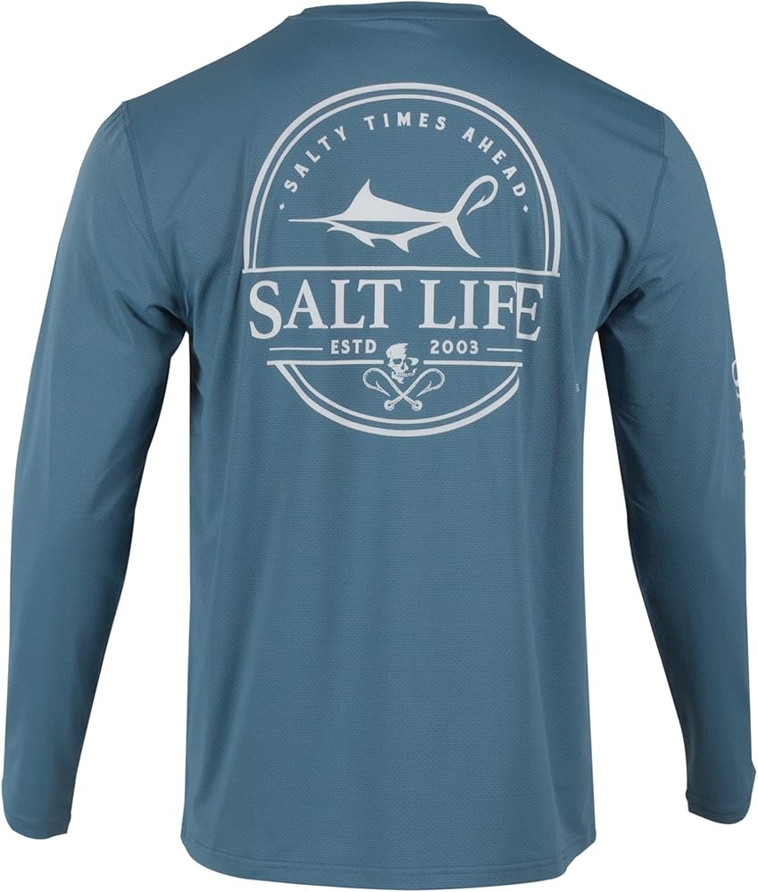 Salt Life Men's Dragnet SLX Long Sleeve Classic Fit Shirt