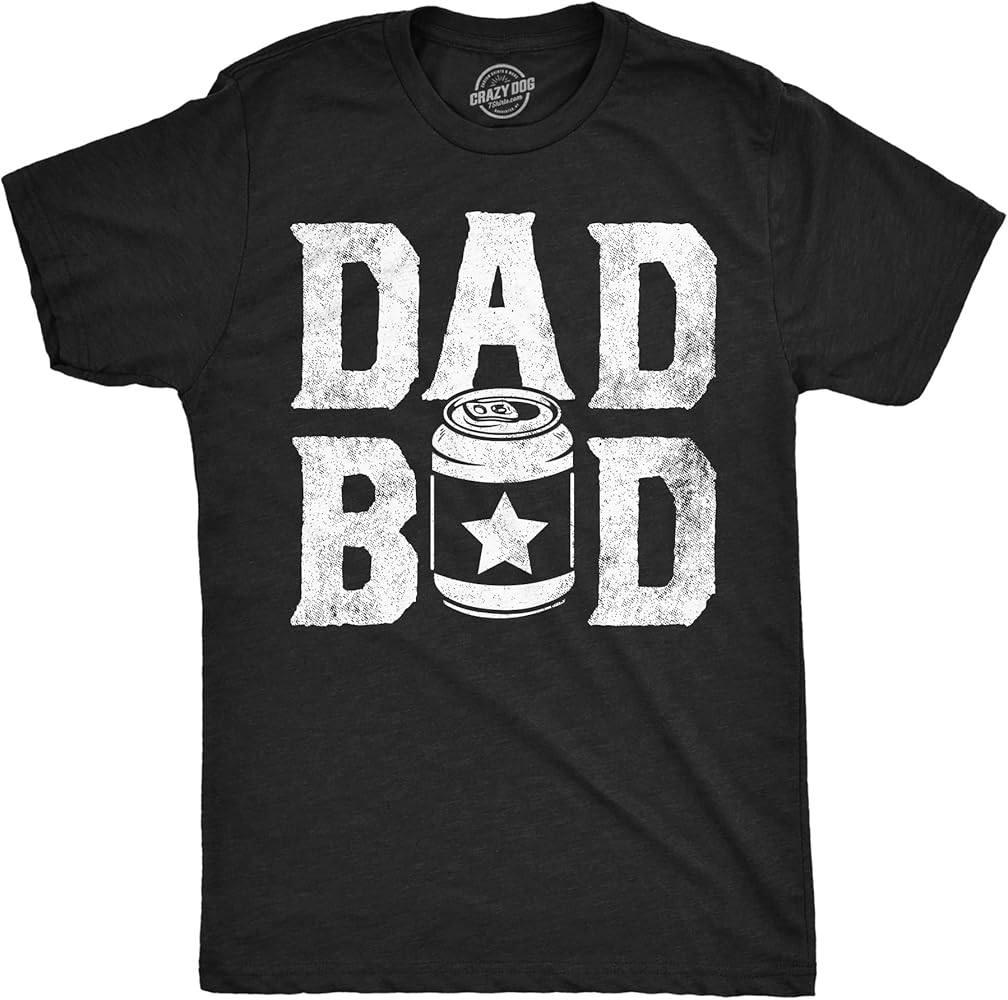 Funny Dad T Shirts Manly Dad Tees for Parents Cool Mens Shirts for Fathers Day