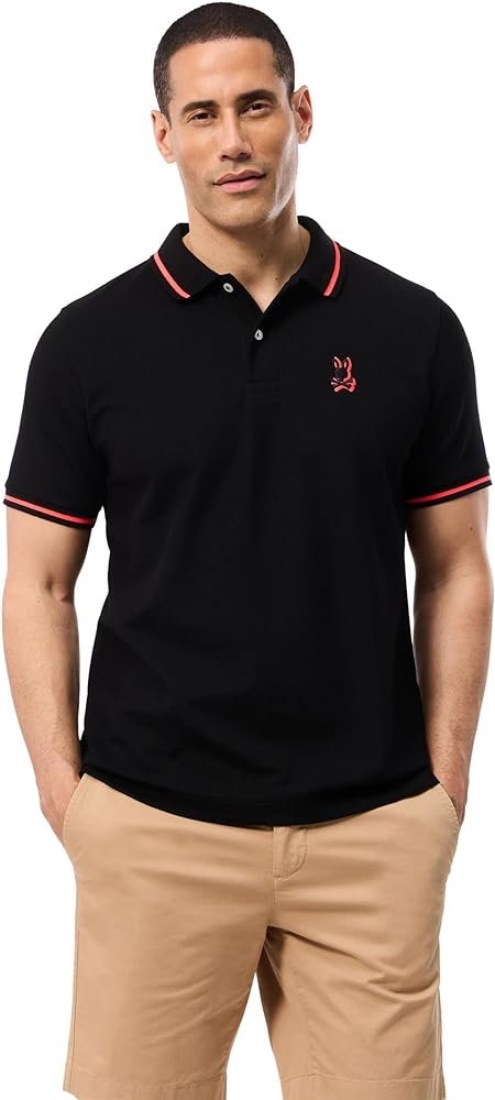 Psycho Bunny Men's Groves Pique Polo