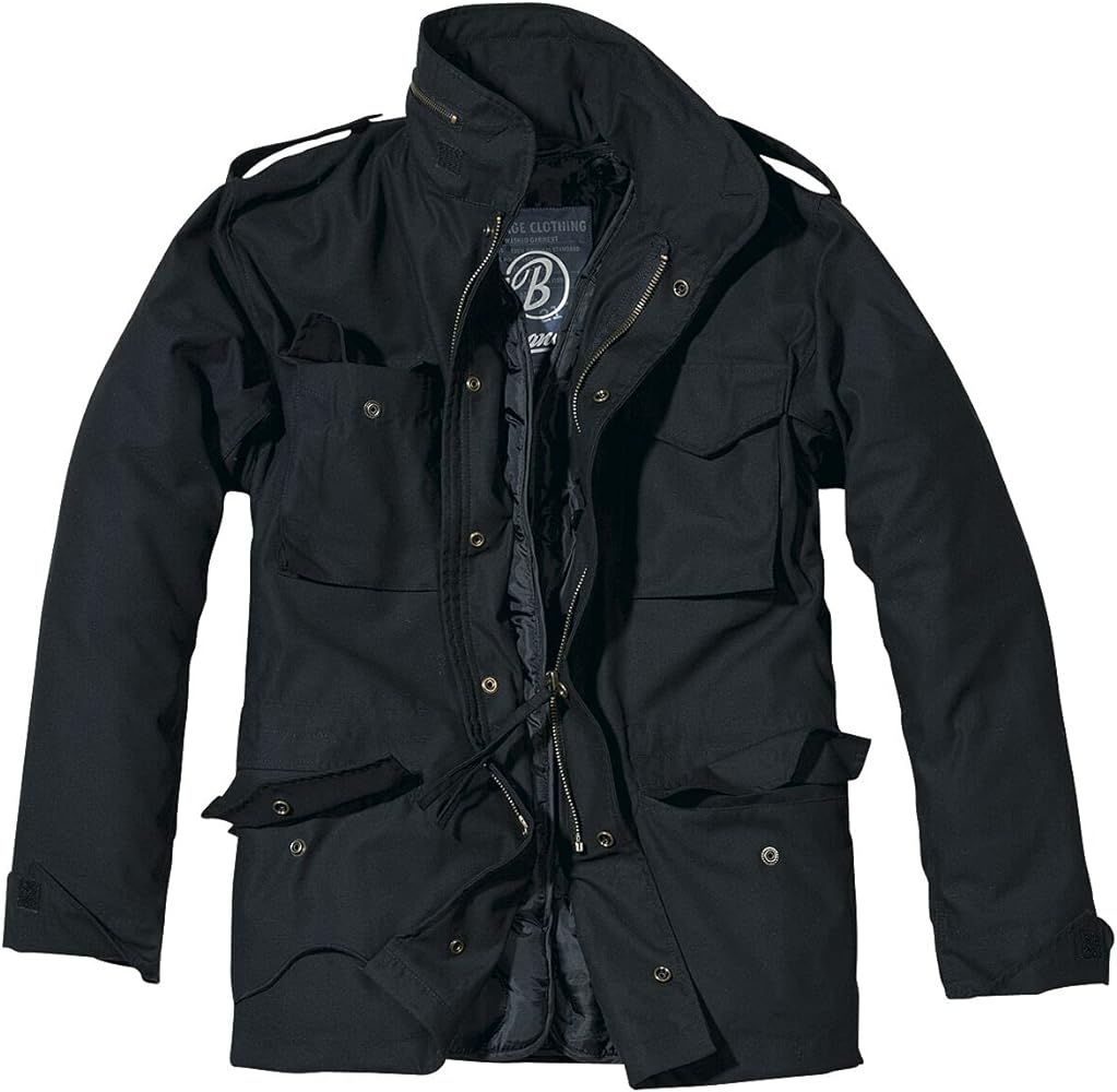 Individual Wear M-65 Classic Field Jacket for Man - Water-Repellent, with Removable Inner Jacket and Collar Hood