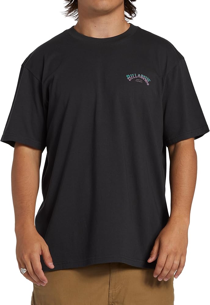 Billabong Men's Stacked Arch Short Sleeve Graphic Tee