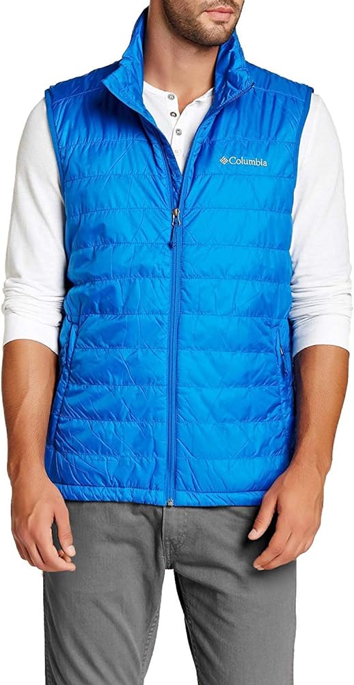 Columbia Men Crested Butte VEST (S, Royal blue)