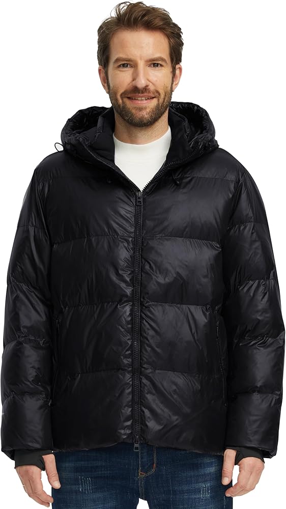 wantdo Men's Winter Coats Puffer Parka Jacket Warm Windproof Coat with Hood