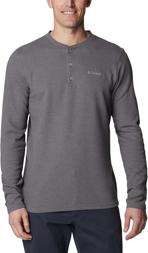 Columbia Men's Pine Peak Waffle Long Sleeve Henley