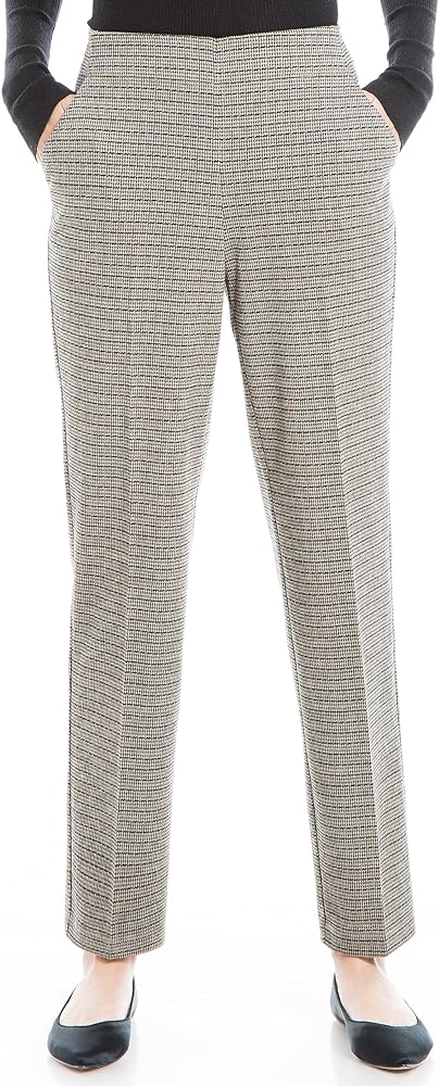 Max Studio Women's Double Knit Slim Trouser