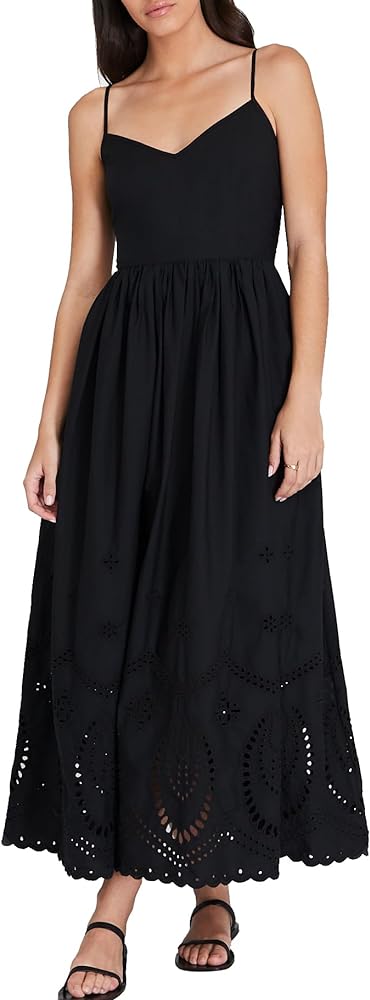 Club Monaco Women's Embroidered Eyelet Maxi Dress