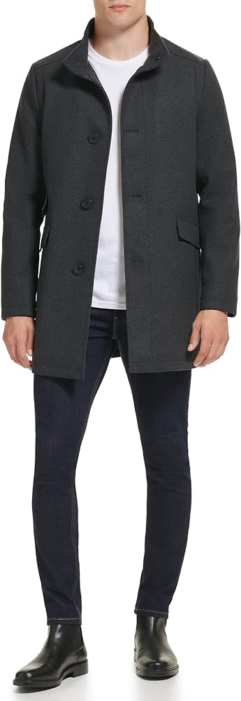 Kenneth Cole Men's Wool Top Coat