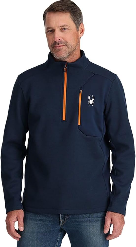 Spyder Men's Bandit Hybrid Half Zip Fleece Jacket