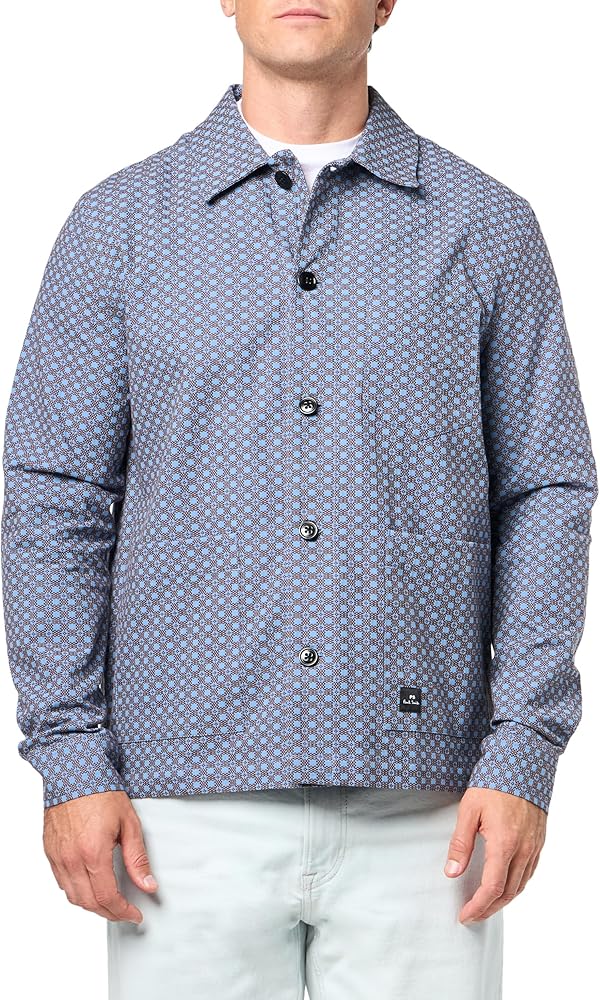 Paul Smith Ps Men's Patterned Shirt Jacket