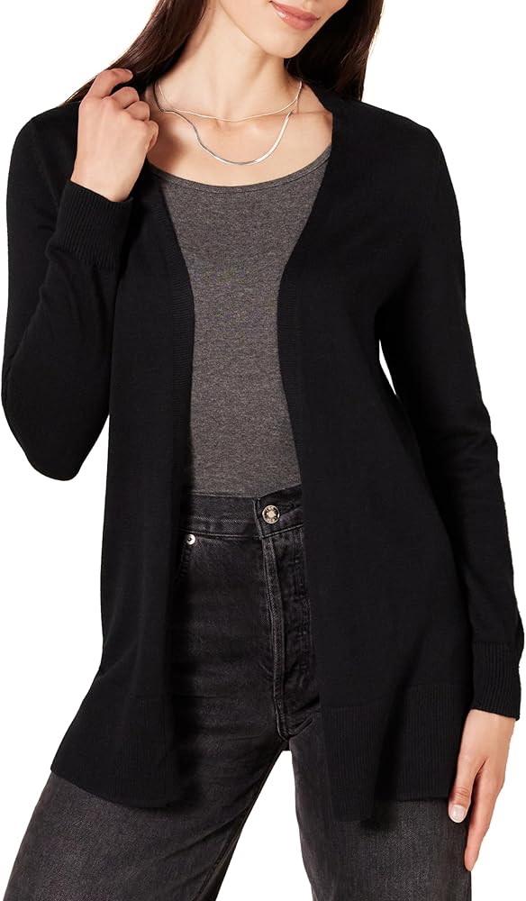 Amazon Essentials Women's Lightweight Open-Front Cardigan Sweater (Available in Plus Size)