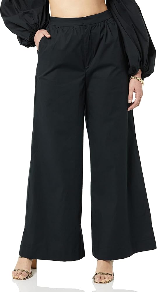 TEREA Women's Rayna Wide Leg Gathered Pant