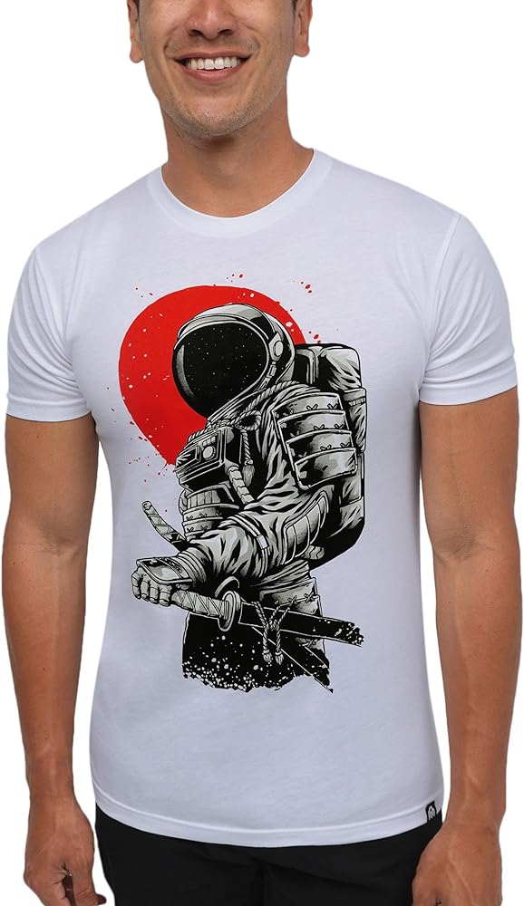 INTO THE AM Cool Graphic T-Shirts for Men S - 4XL Premium Quality Unique Art Tees UFO Space