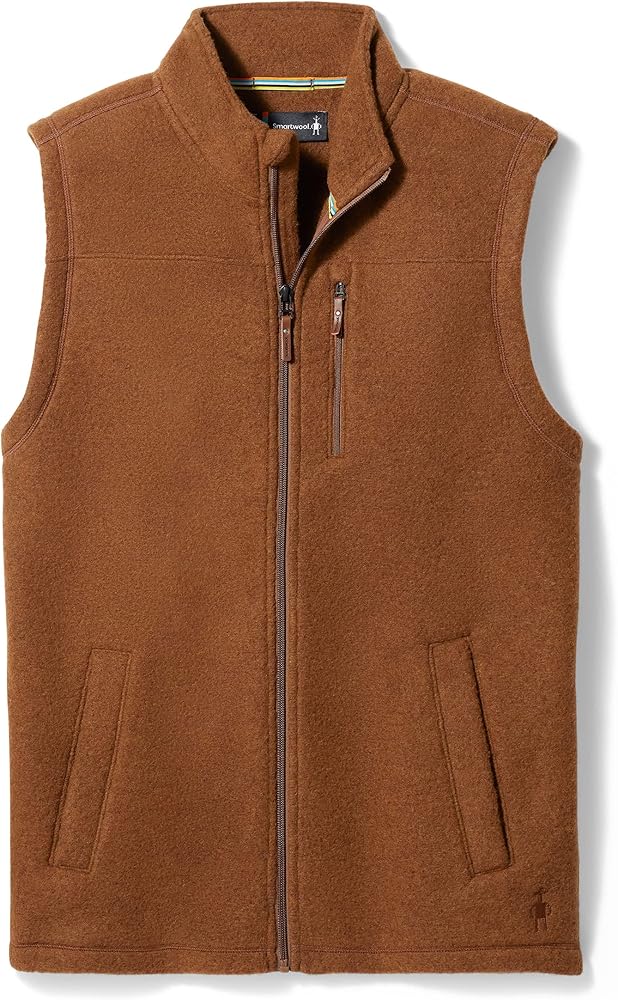 Smartwool Men's Hudson Trail Merino Wool Fleece Vest (Regular Fit)