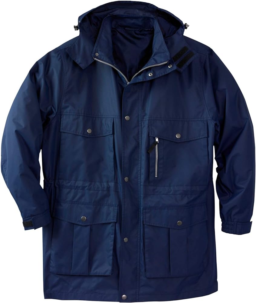 Boulder Creek by KingSize Men's Big & Tall Liightweight Expedition Parka