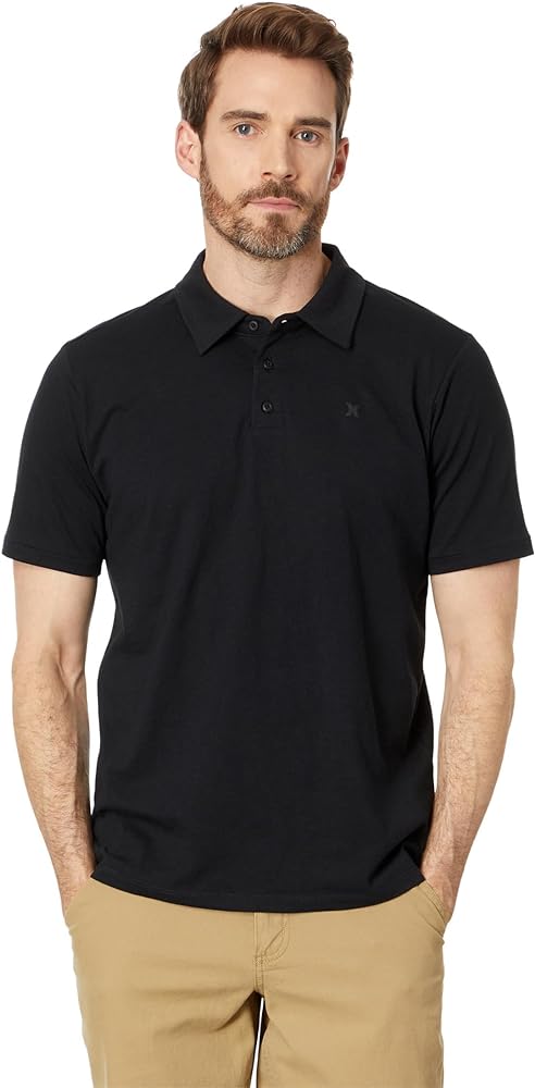 Hurley Men's H2o Dri Ace Slub Short Sleeve Polo