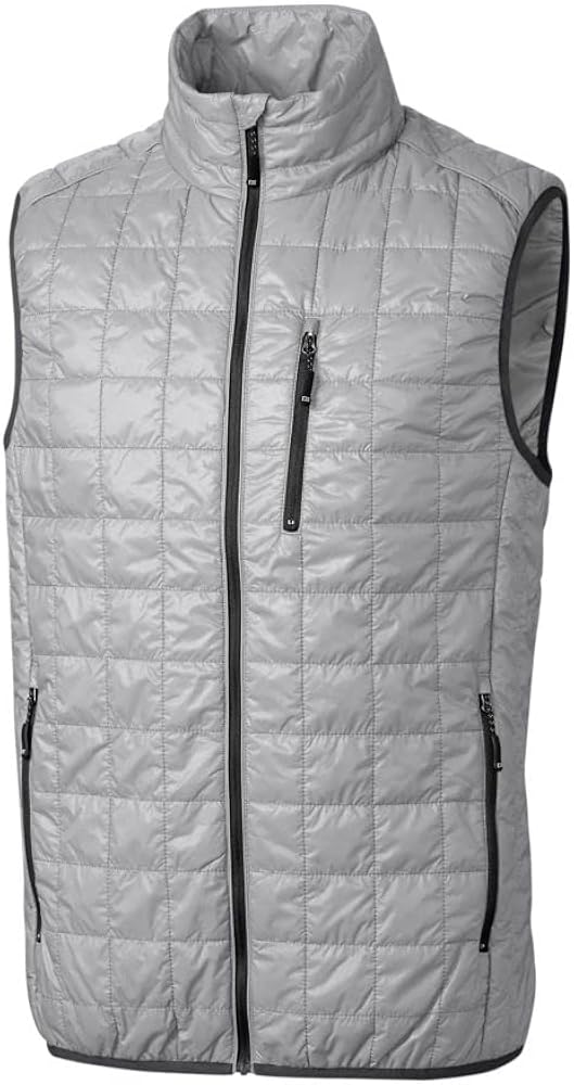 Cutter & Buck Men's Weather Resistant Primaloft Down Alternative Rainier Vest