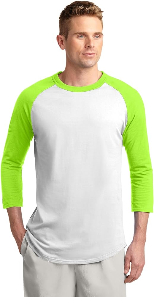 Sport-Tek Men's 3/4 Raglan Sleeves Colorblock Jersey