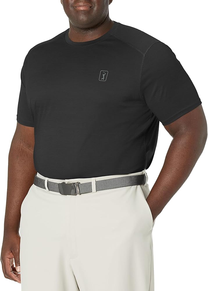 PGA TOUR Men's Performance Crew Short Sleeve Golf Tee Shirt