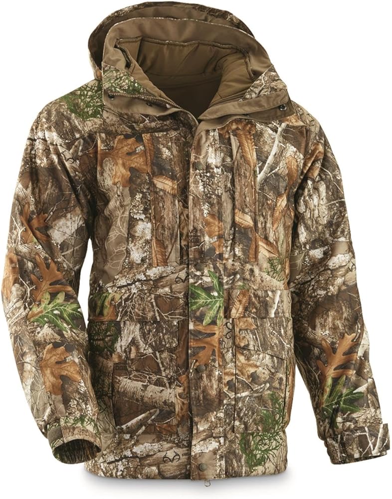 Guide Gear Steadfast 4-in-1 Hunting Jacket Parka, Waterproof Insulated Cold-Weather Thinsulate Coat