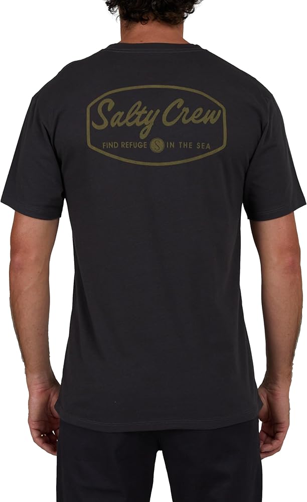 Salty Crew Labeled Premium SS T-Shirt - Charcoal