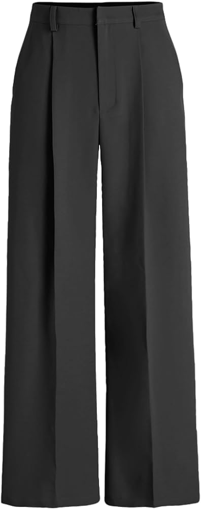 CIDER High Waist Pleated Wide Leg Pants