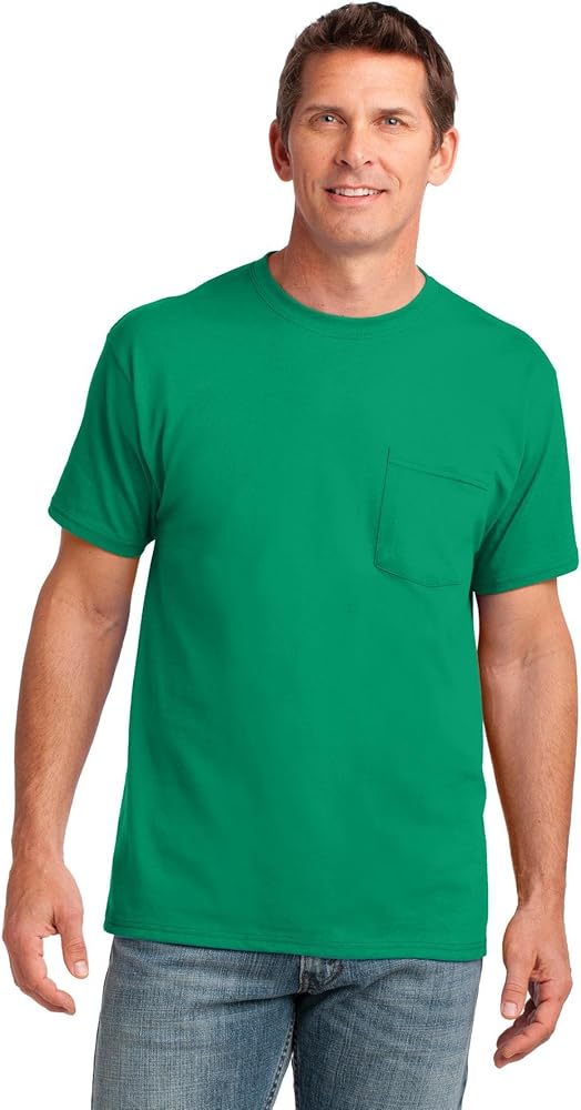 Port & Company 5.4-oz 100% Cotton Pocket T-Shirt