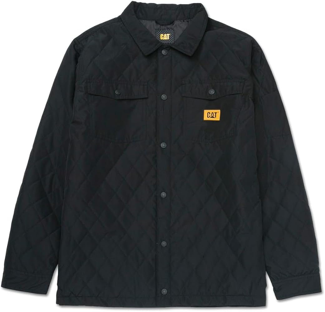 CAT Men's 1040028 Quilted Ripstop Shirt Jacket