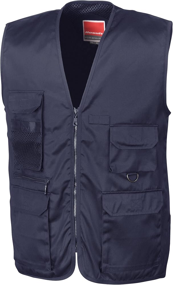 Result Men's Safari Waistcoat Outerwear