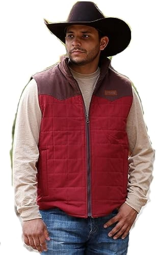 Cinch Men's Quilted Reversible Vest