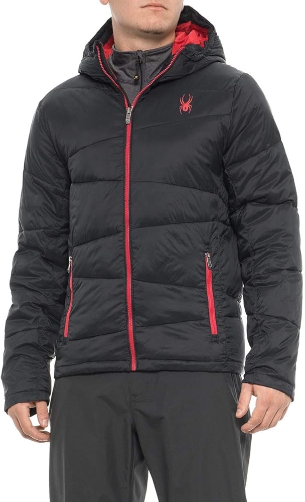 Spyder Men's Nexus Insulated Puffer Jacket (Black, Small)