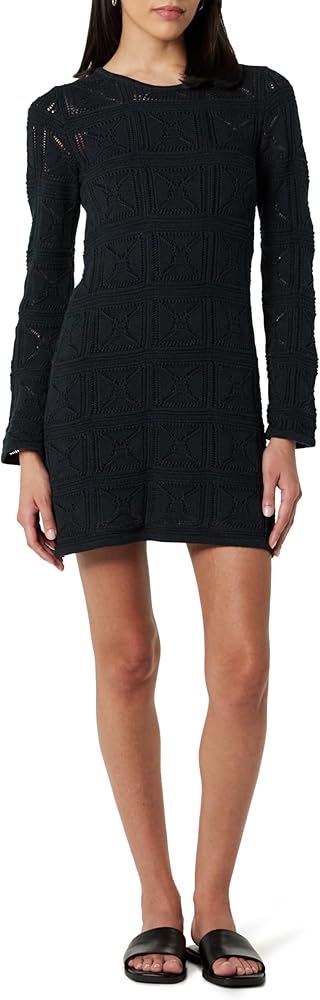 The Drop Women's Laney Crochet Micro Mini Dress