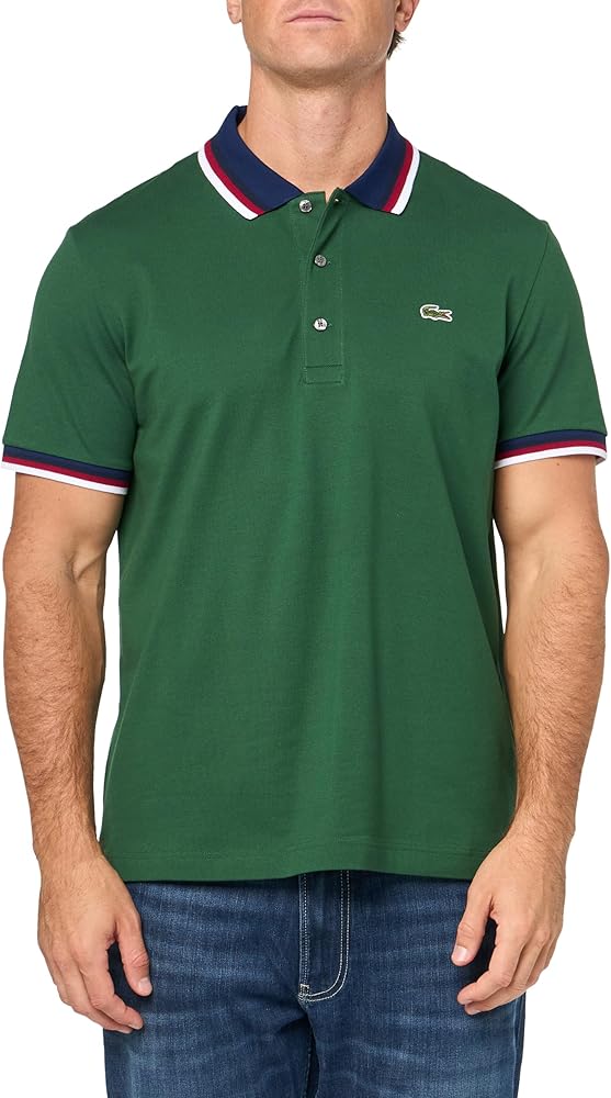 Lacoste Men's Short Sleeve Regular Fit Soild Polo