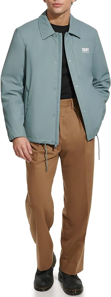 DKNY Men's Lightweight Coaches Jacket