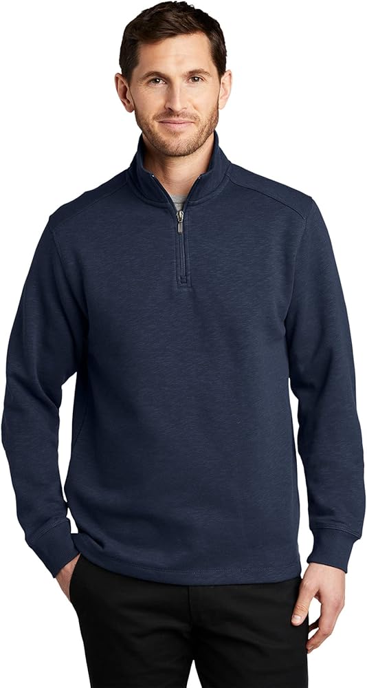 Port Authority Slub Fleece 1/4 Zip Pullover (F295)