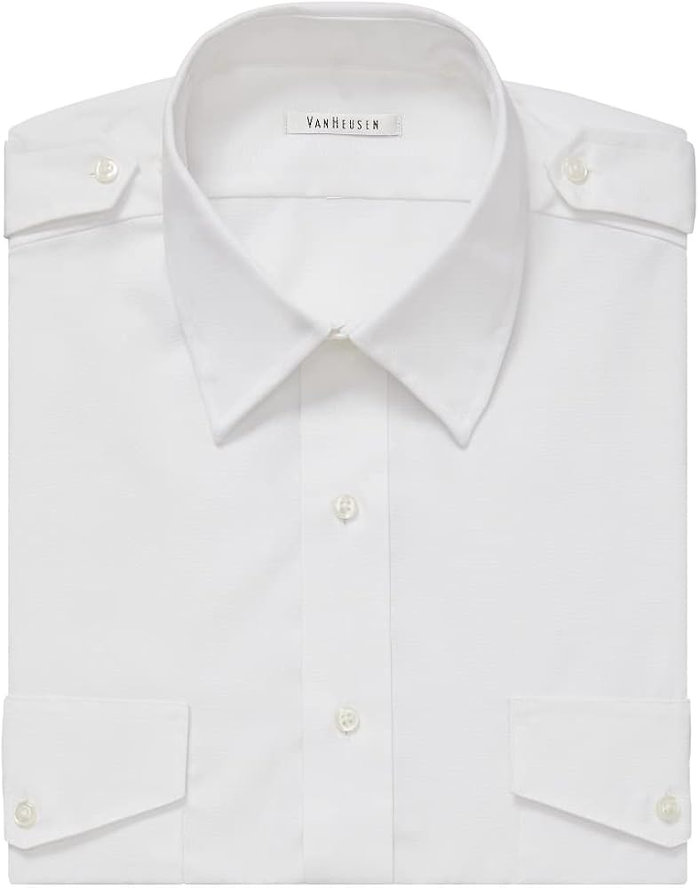 Van Heusen Mens Van Heusen Men'S Pilot Dress Shirt Short Sleeve