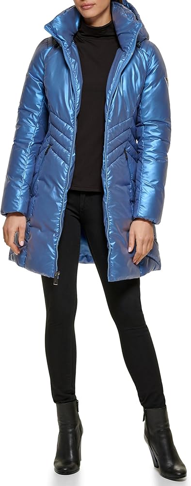 GUESS Women's Midweight Puffer Jacket