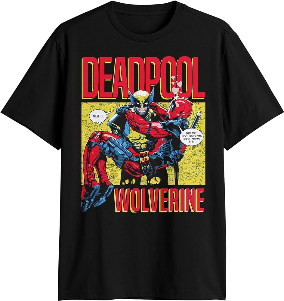 Marvel Deadpool 3 Wolverine Best Bubs Cover T-Shirt