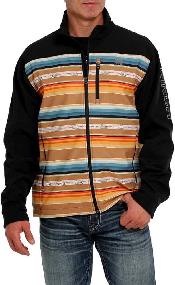 Cinch Men's Southwestern Logo Softshell Jacket Multi Large