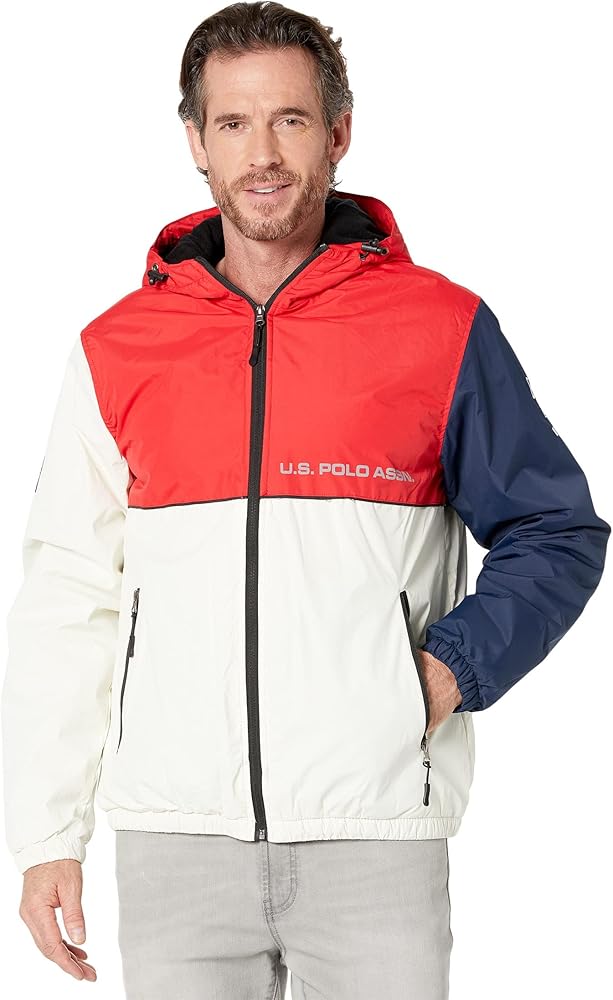 U.S. Polo Assn. Americana Jacket Engine Red MD