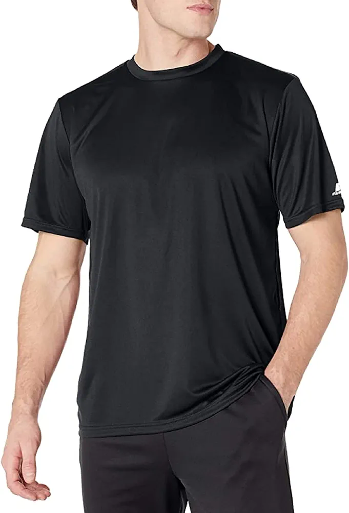 Russell Athletics Dri-Power Core Performance Tee for Men - Moisture-Wicking Athletic Shirt for Workouts and Sports