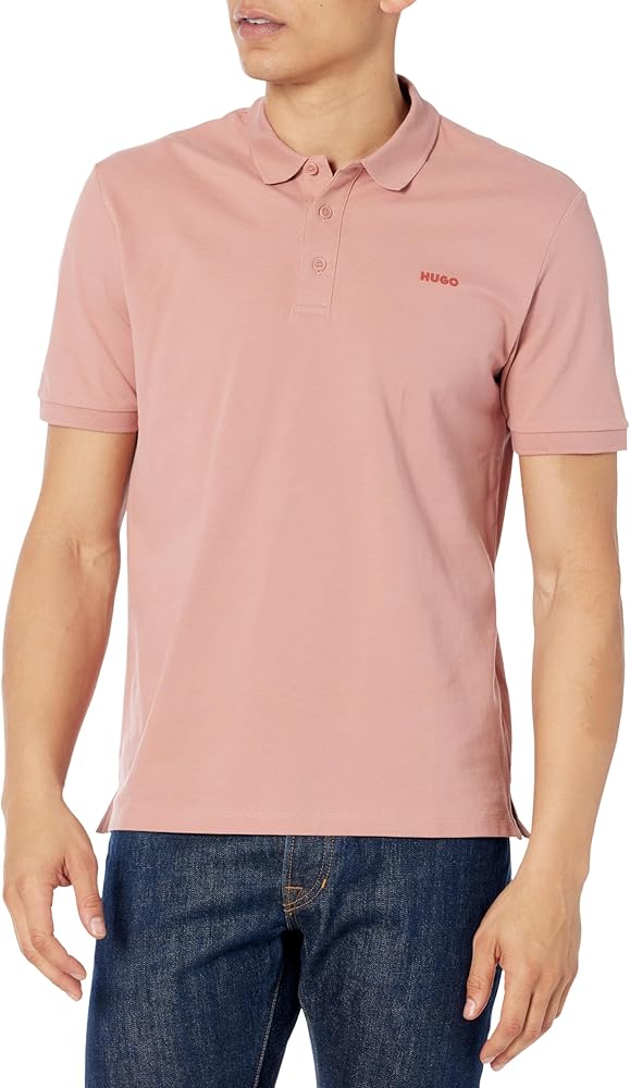 HUGO Men's Regular Fit Short Sleeve Polo Shirt