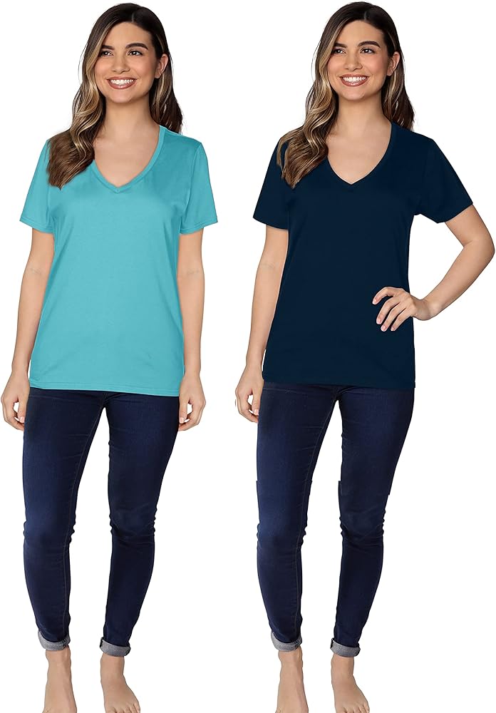 Fruit of the Loom Women’s Crafted Comfort™ Pima Cotton Short Sleeve T-shirts