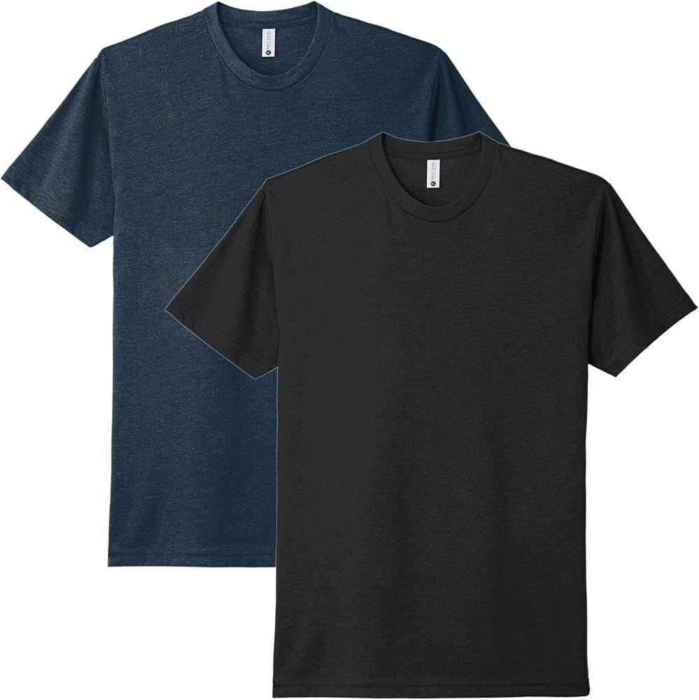 Next Level 6210 T-Shirt - 2 Pack, Black+MidnightNavy, XL