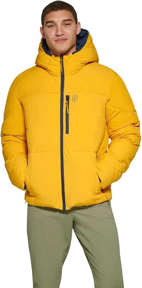 BASS OUTDOOR Men's Quilted Glacier Hiking Puffer