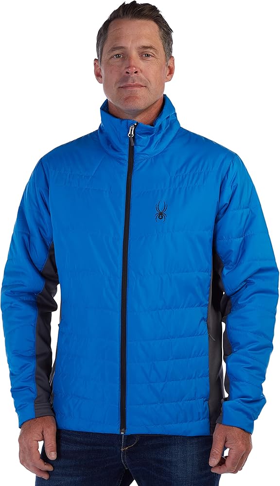 Spyder Men's Peak Zip Insulated Mid Layer Puff Ski Jacket