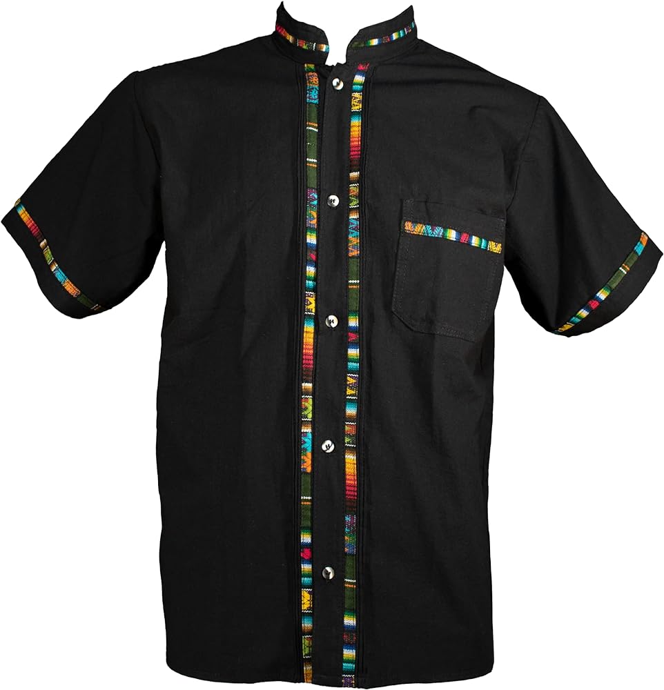 Men's Short Sleeve Mexican Guayabera Shirts Made in Mexico, Multiple Colors